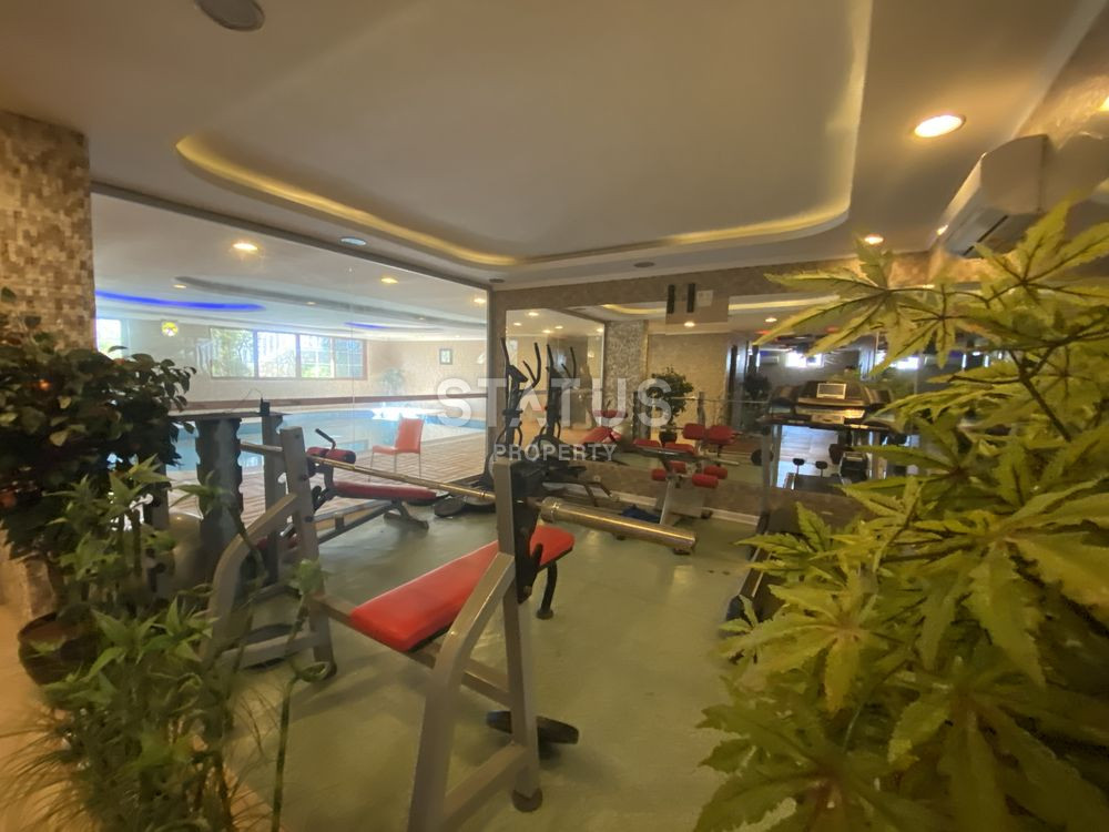 Трехуровневые апартаменты 3+1 с личной территорией в таунхаусе в одном из лучших комплексов в Авсалларе, 200м2 фото 32