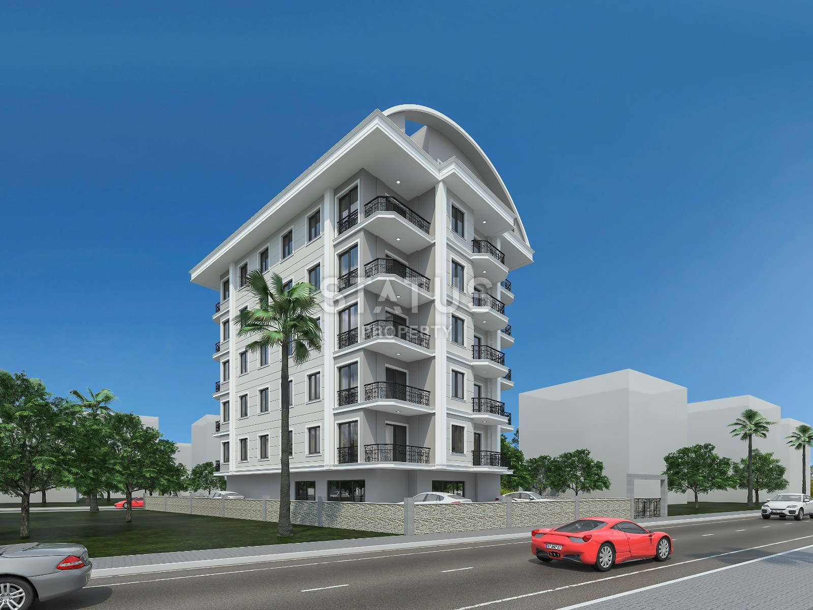 Проект бутик-комплекса возле Наулы в Махмутларе, от 52 кв.м. фото 10