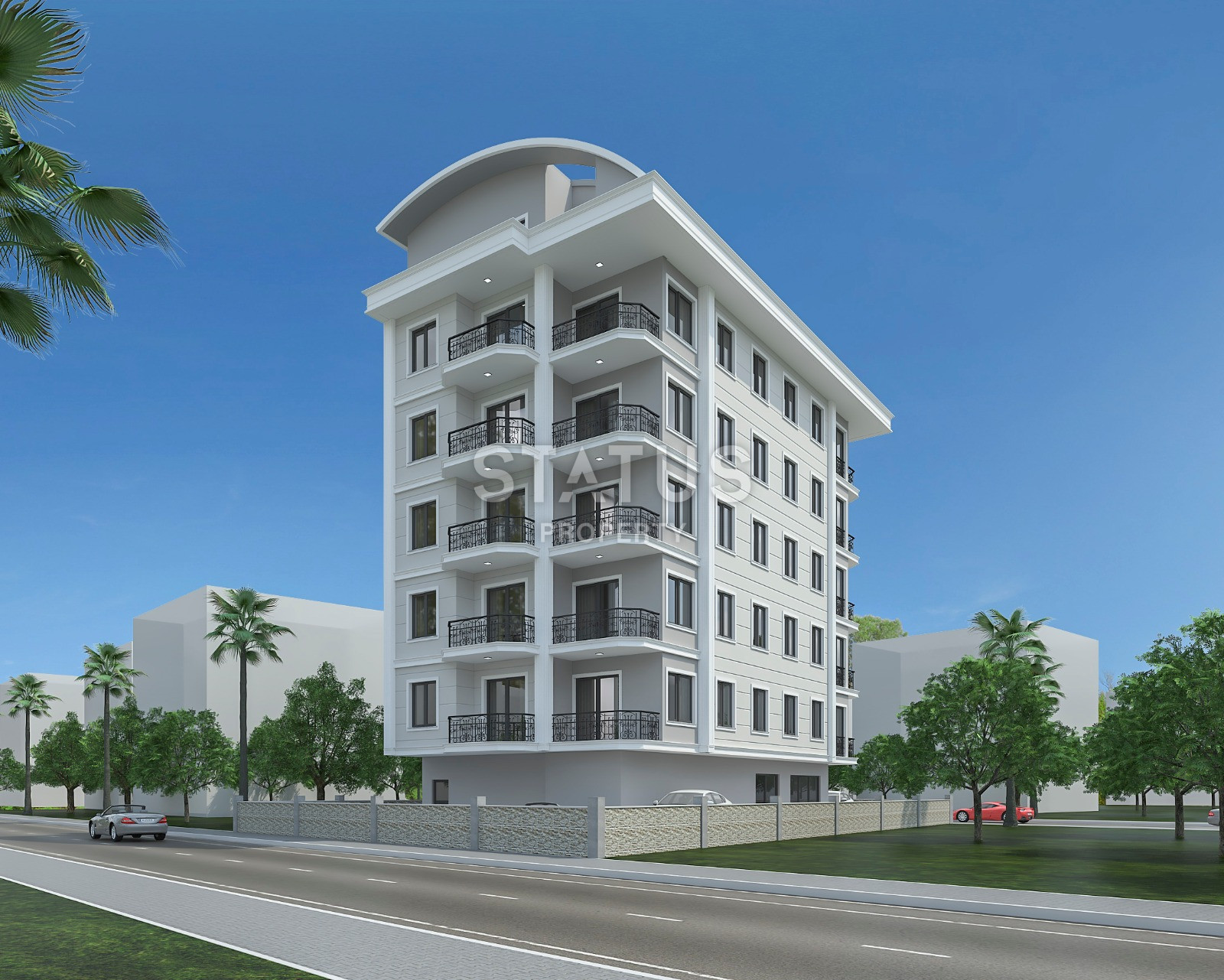 Проект бутик-комплекса возле Наулы в Махмутларе, от 52 кв.м. фото 11