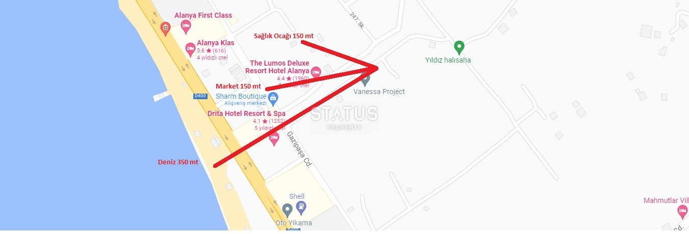 The project is at the excavation stage in Kargicak from 46 to 166 m2. The best prices! фото 14