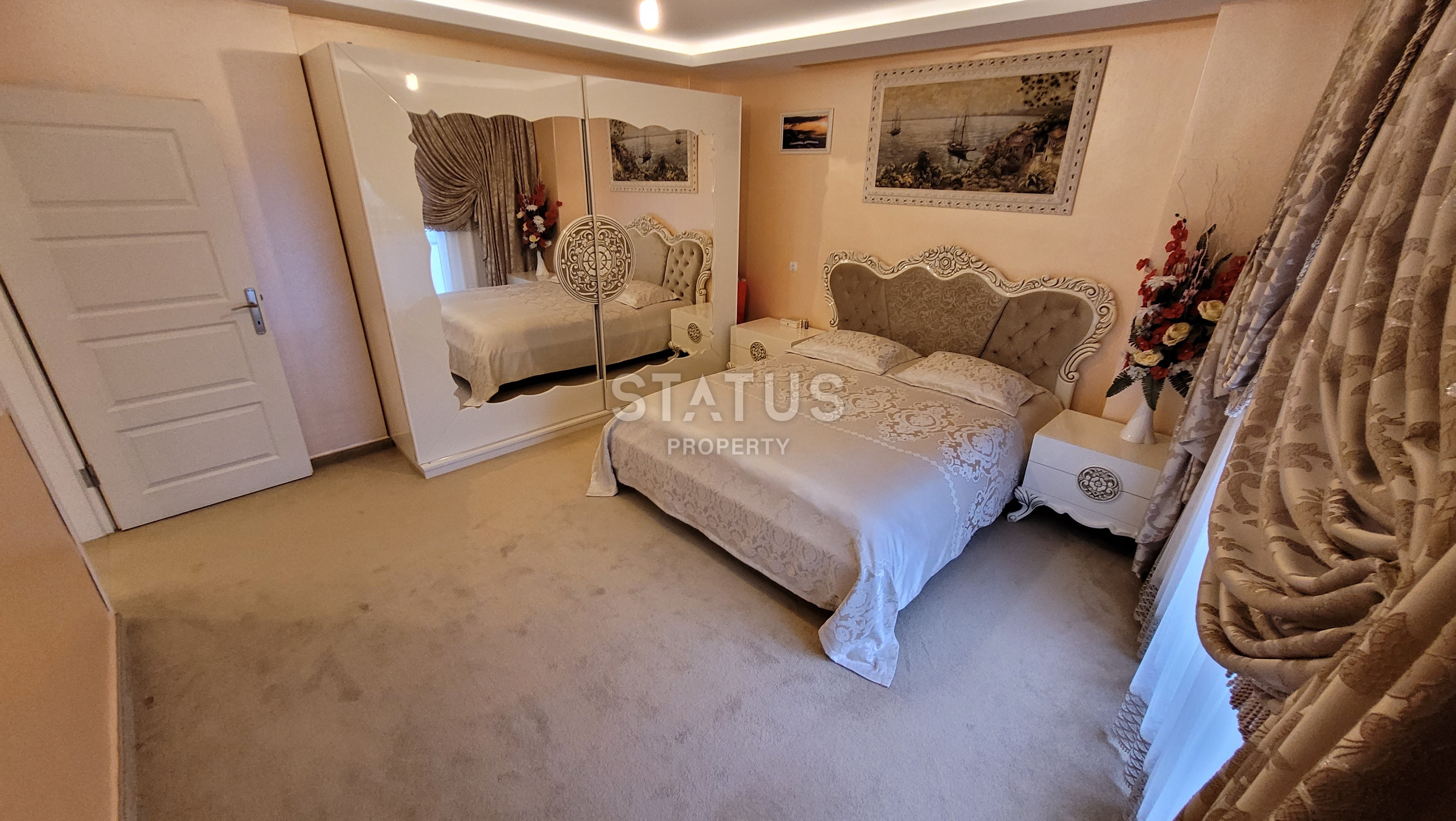 Отличная цена! Меблированная квартира 2+1 с видом на природу и горы в Махмутларе, 120 м2. фото 16