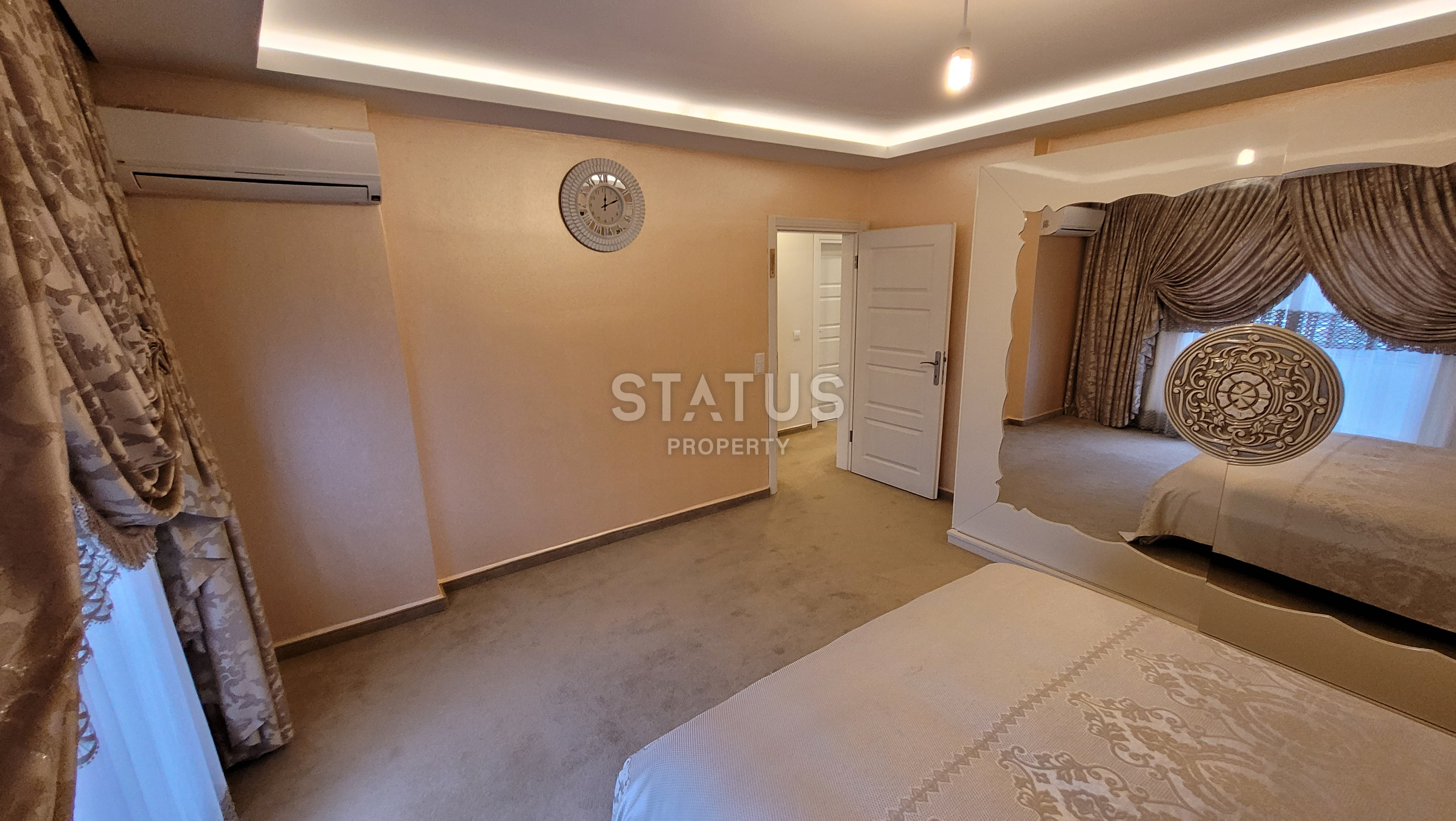 Отличная цена! Меблированная квартира 2+1 с видом на природу и горы в Махмутларе, 120 м2. фото 19