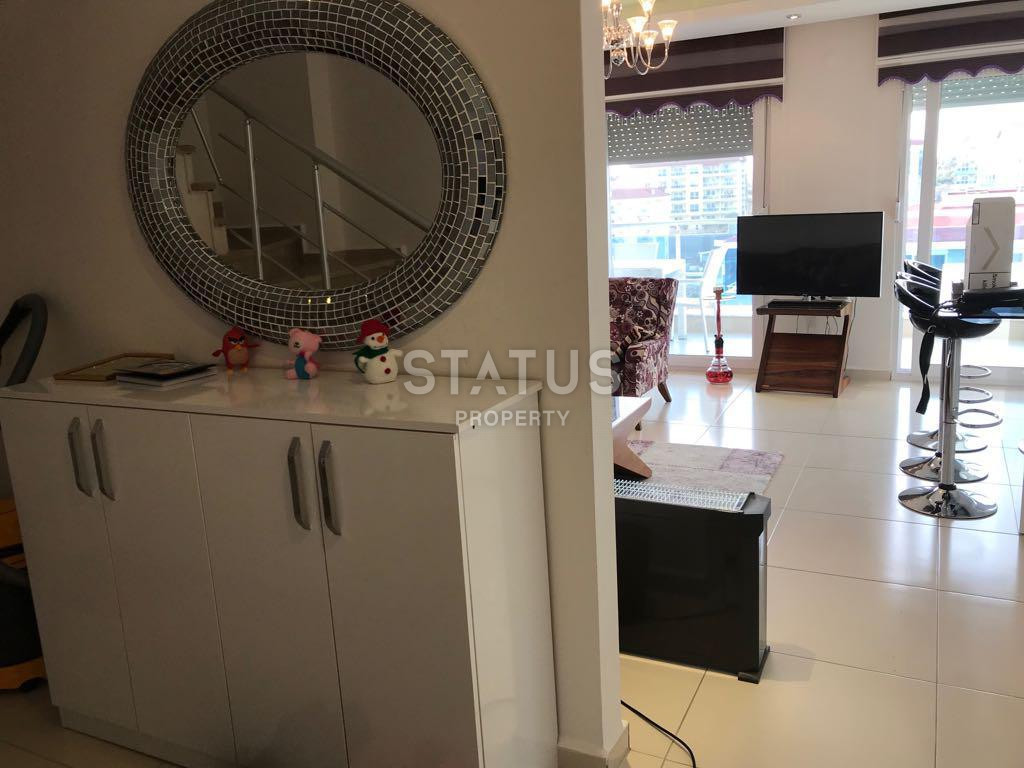 Видовые двухуровневые апартаменты 3+1 в элитном районе Кестель, полный пакет мебели и техники фото 4