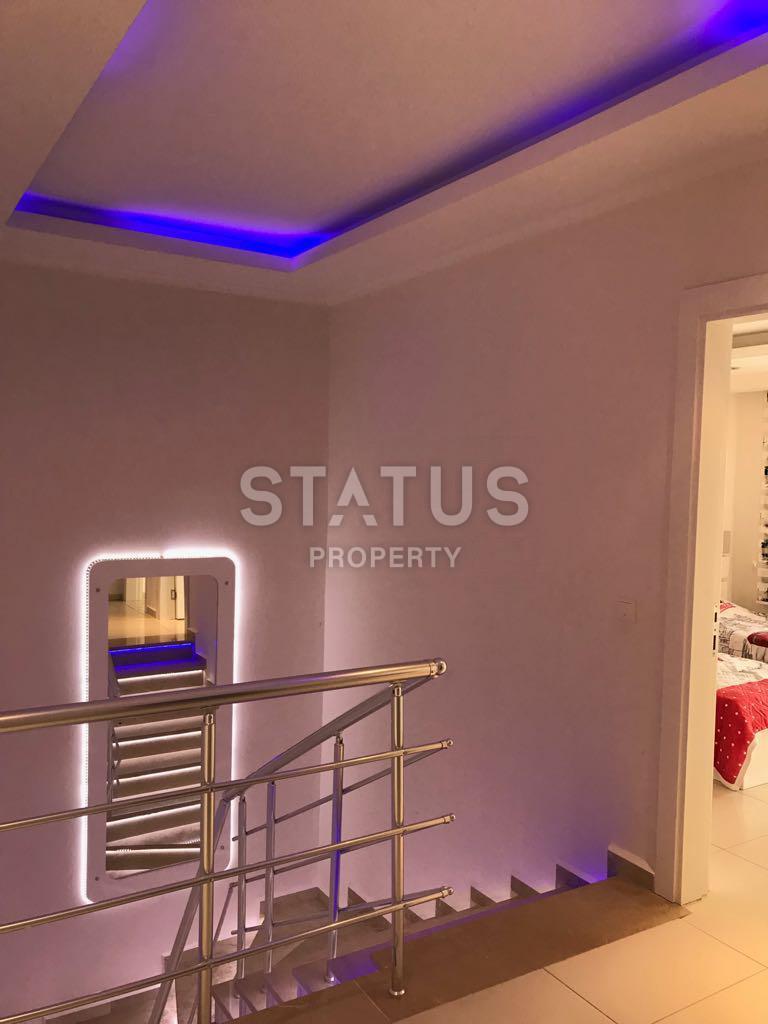 Видовые двухуровневые апартаменты 3+1 в элитном районе Кестель, полный пакет мебели и техники фото 6