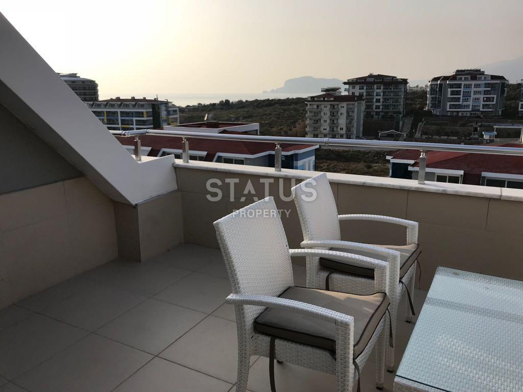 Видовые двухуровневые апартаменты 3+1 в элитном районе Кестель, полный пакет мебели и техники фото 17