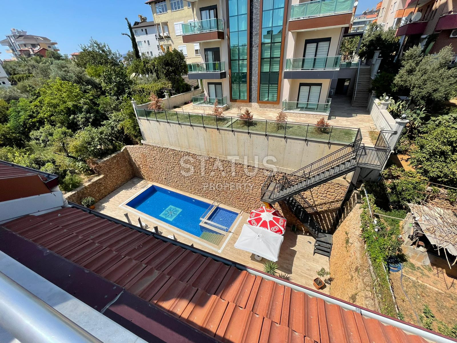 Двухуровневый пентхаус с видом на море в районе Кестель, 175м2 фото 32