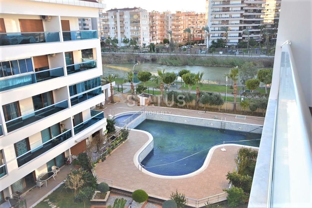 Дублекс 3+1 с видом на горную реку в комплексе с инфраструктурой, Кестель фото 53