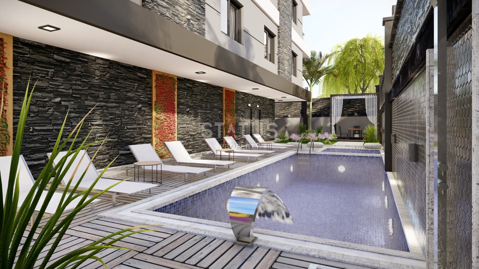 Инвестиционный проект в 5 минутах от моря в Махмутларе, от 51,5 кв.м. фото 18