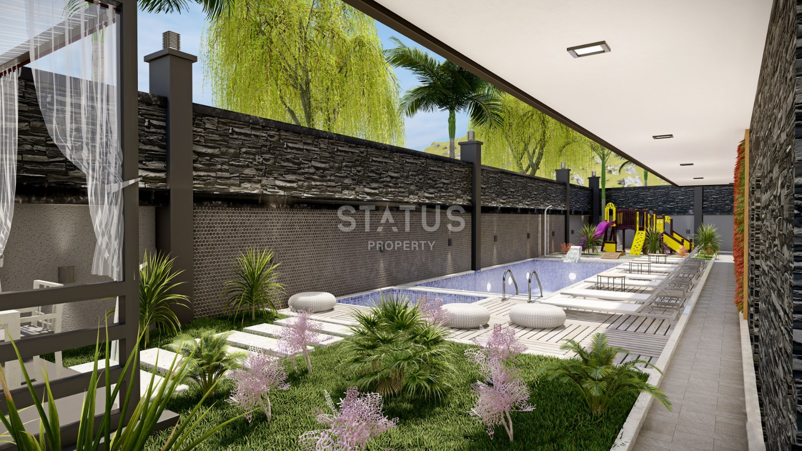 Инвестиционный проект в 5 минутах от моря в Махмутларе, от 51,5 кв.м. фото 24