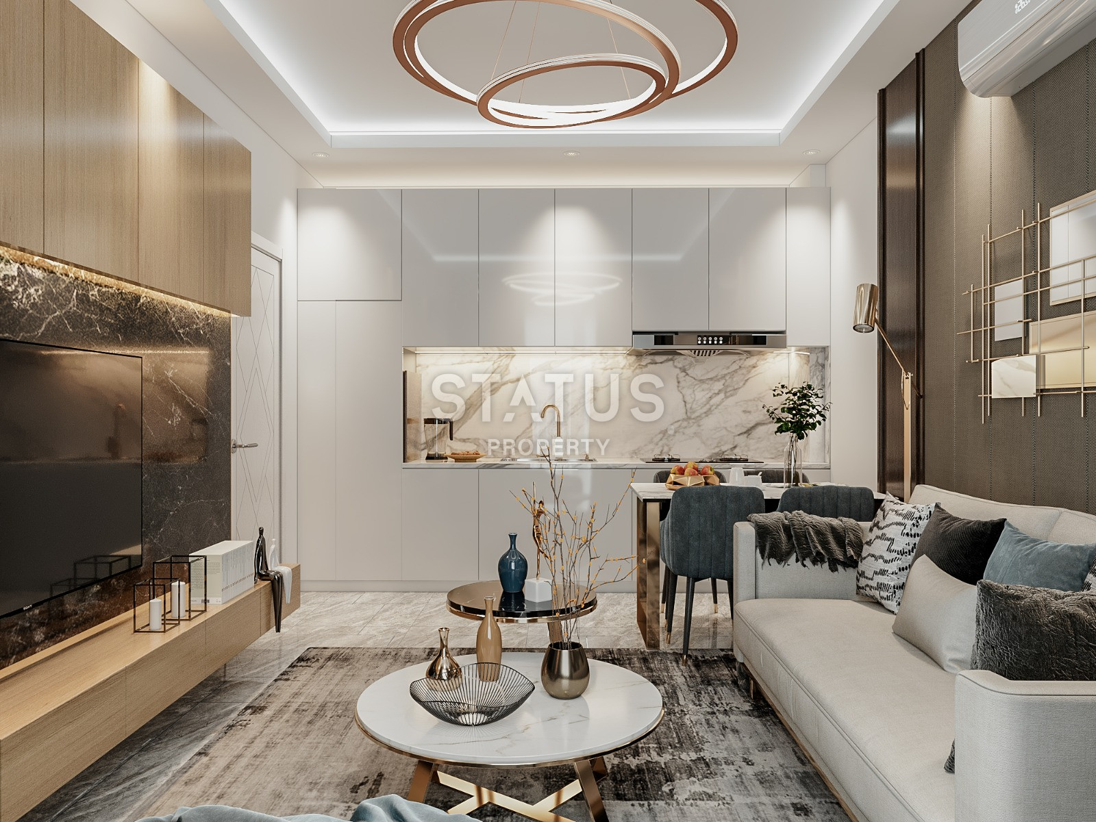 Инвестиционный проект в 5 минутах от моря в Махмутларе, от 51,5 кв.м. фото 30