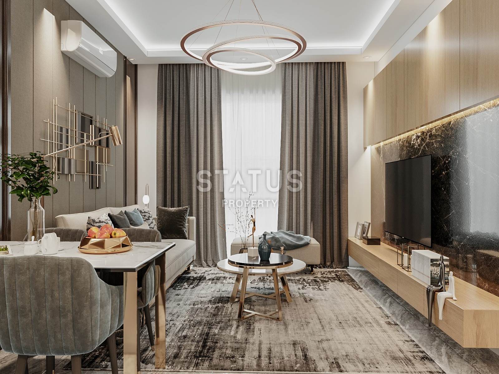 Инвестиционный проект в 5 минутах от моря в Махмутларе, от 51,5 кв.м. фото 33