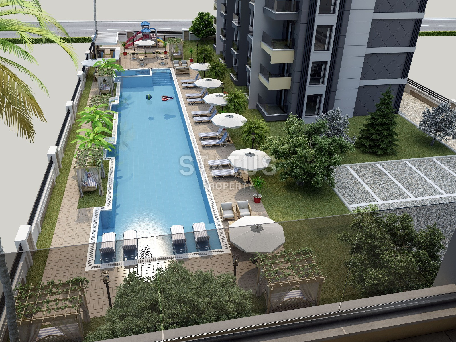 The complex is at the stage of excavation in the Altinkum area, within the reach of Lara beach, from 59 m2. фото 3