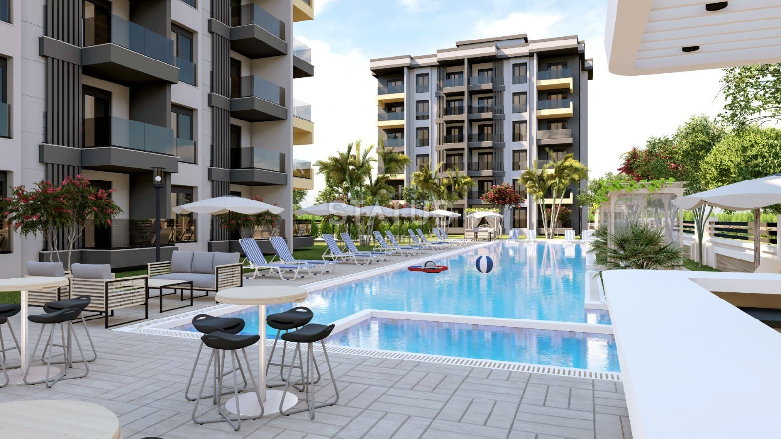 The complex is at the stage of excavation in the Altinkum area, within the reach of Lara beach, from 59 m2. фото 6