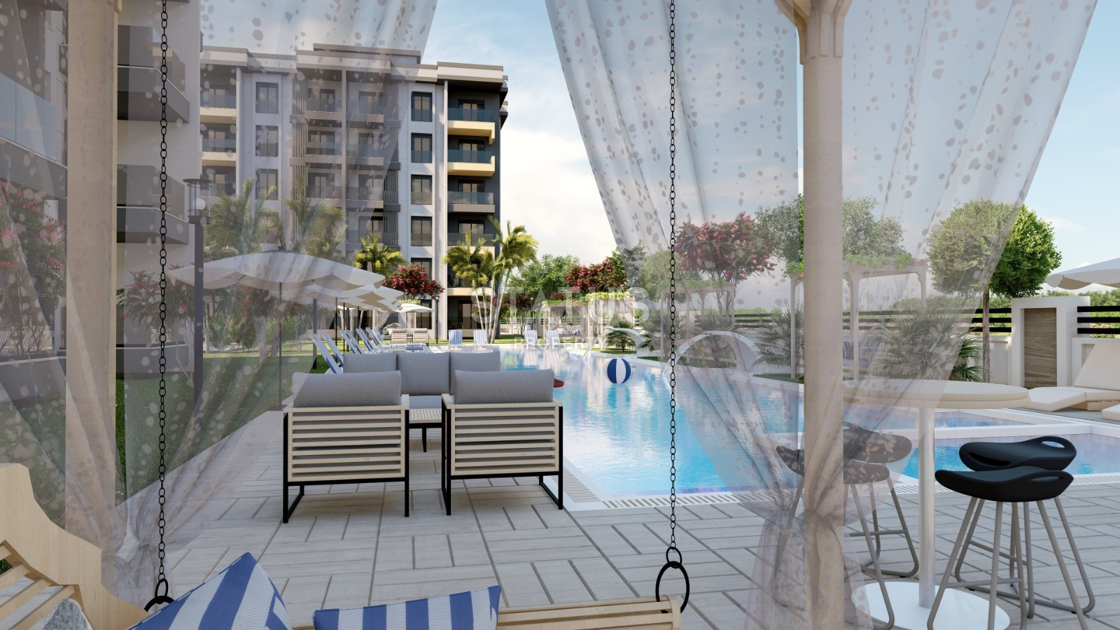 The complex is at the stage of excavation in the Altinkum area, within the reach of Lara beach, from 59 m2. фото 8