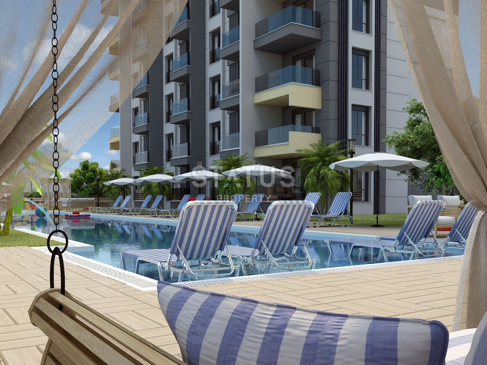 The complex is at the stage of excavation in the Altinkum area, within the reach of Lara beach, from 59 m2. фото 23