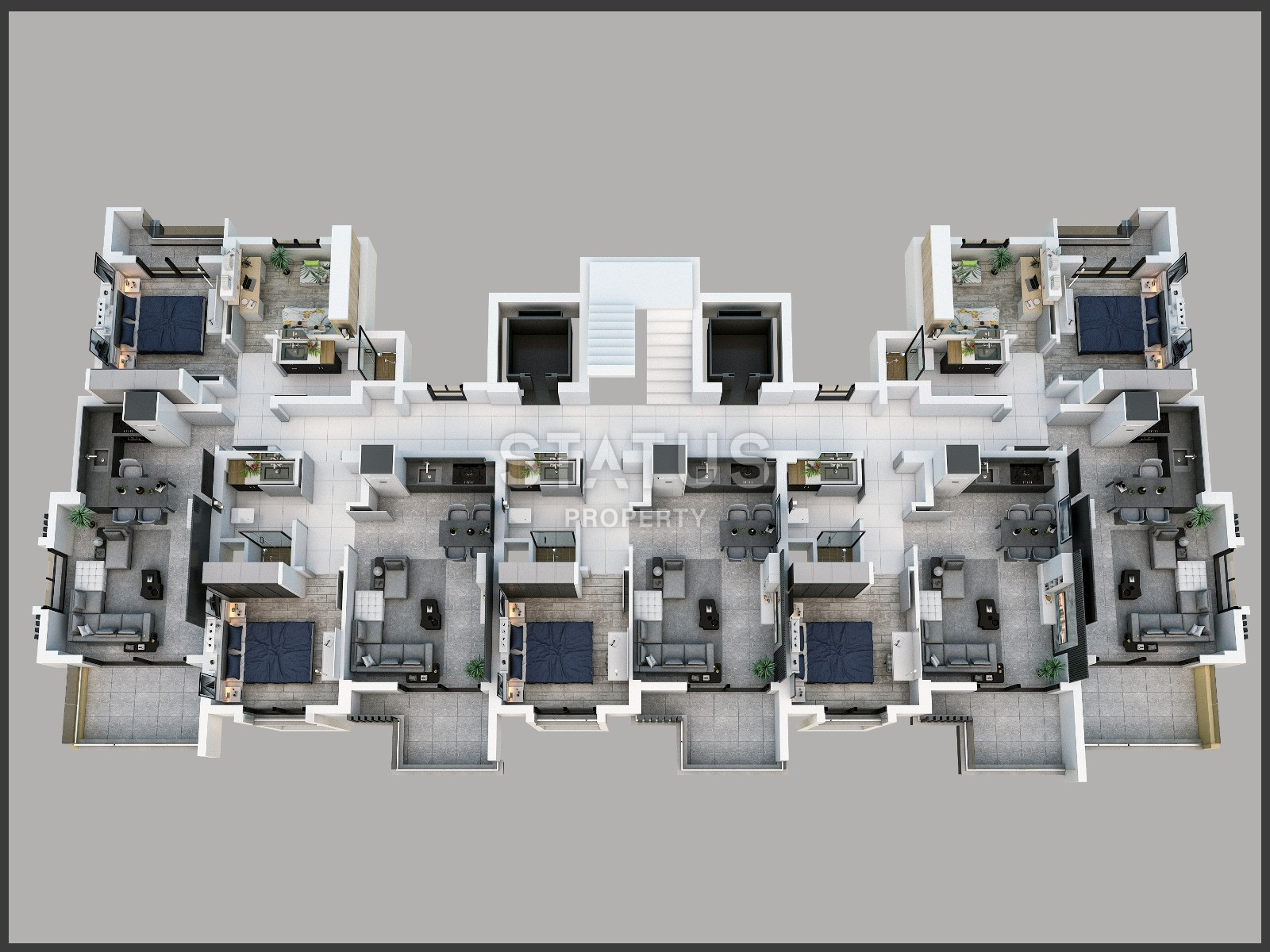 The complex is at the stage of excavation in the Altinkum area, within the reach of Lara beach, from 59 m2. фото 27