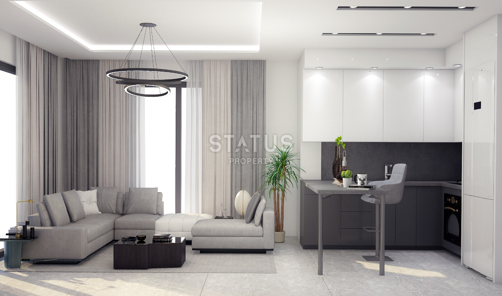 The complex is at the stage of excavation in the Altinkum area, within the reach of Lara beach, from 59 m2. фото 36