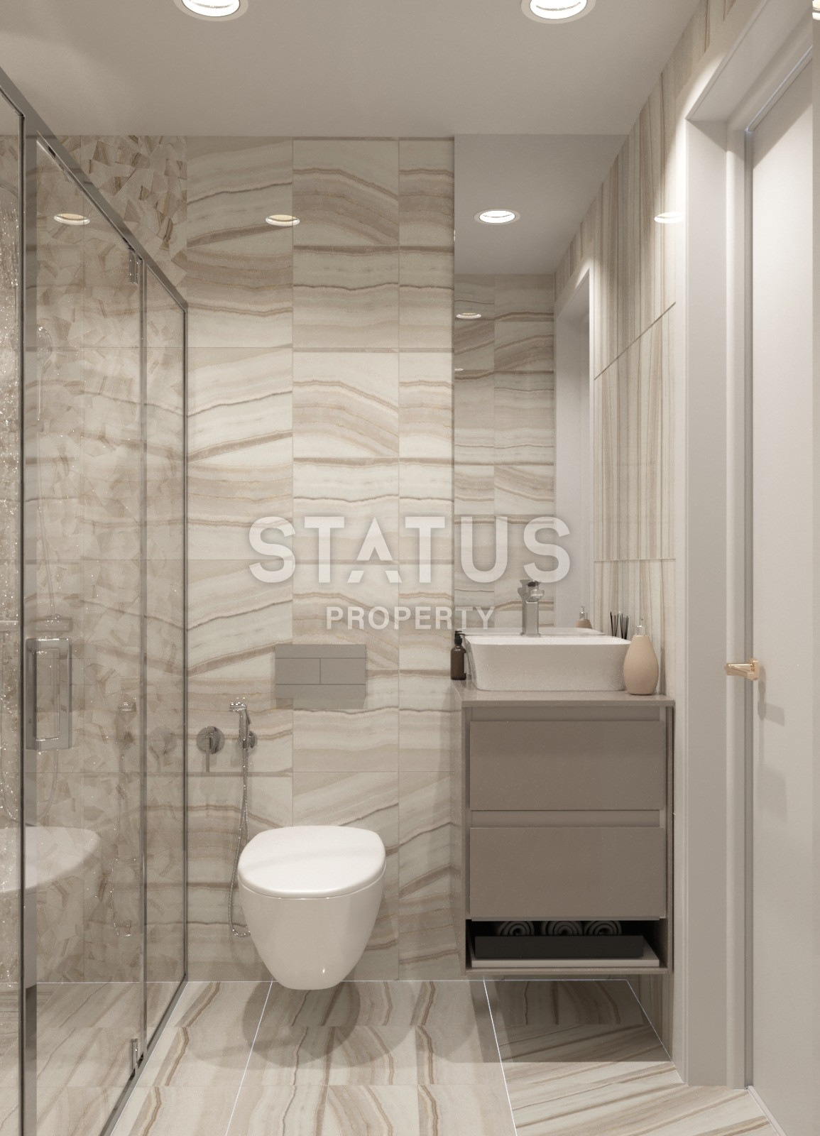 Инвестиционный проект с отельной инфраструктурой в районе Махмутлар в 200 м. от моря. фото 11