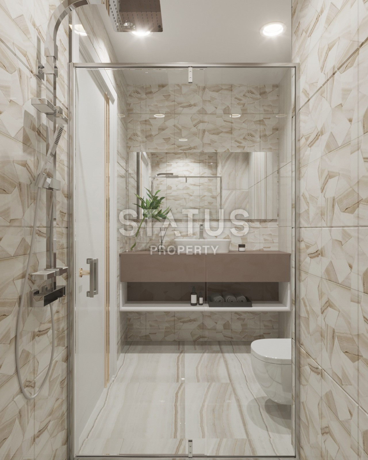 Инвестиционный проект с отельной инфраструктурой в районе Махмутлар в 200 м. от моря. фото 19