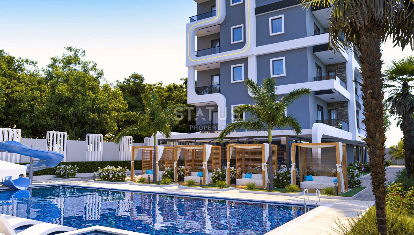 Инвестиционный проект с отельной инфраструктурой в районе Махмутлар в 200 м. от моря. фото 45