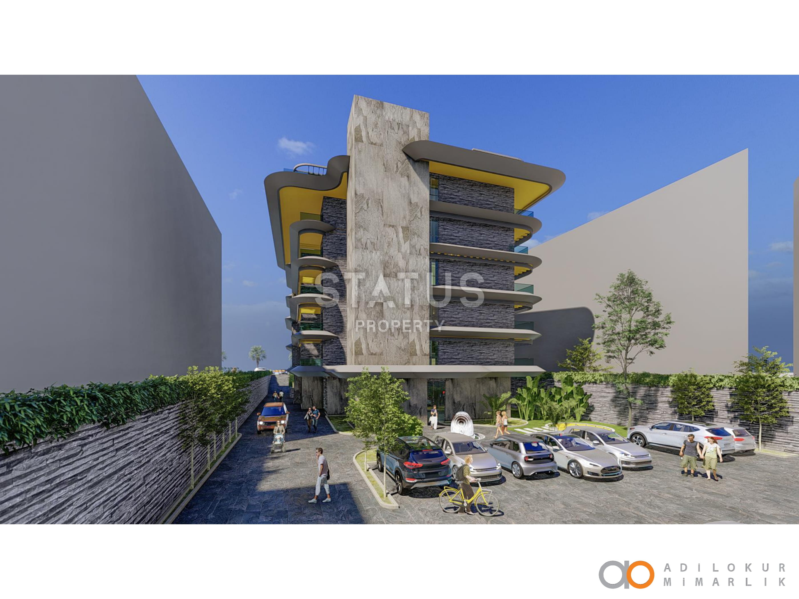 Инвестиционный проект на первой береговой линии в районе Оба, 53-208м.кв фото 4