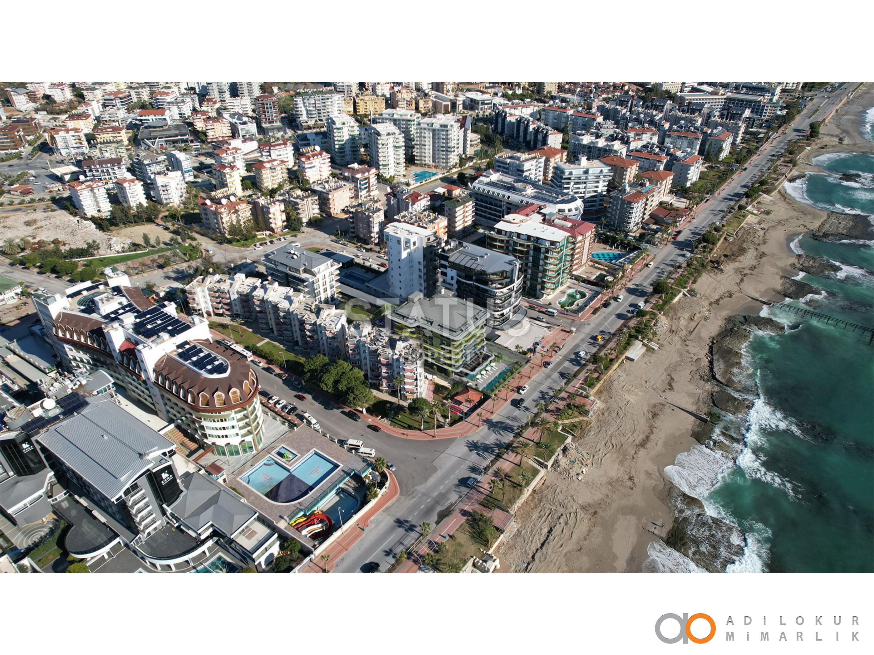 Инвестиционный проект на первой береговой линии в районе Оба, 53-208м.кв фото 12