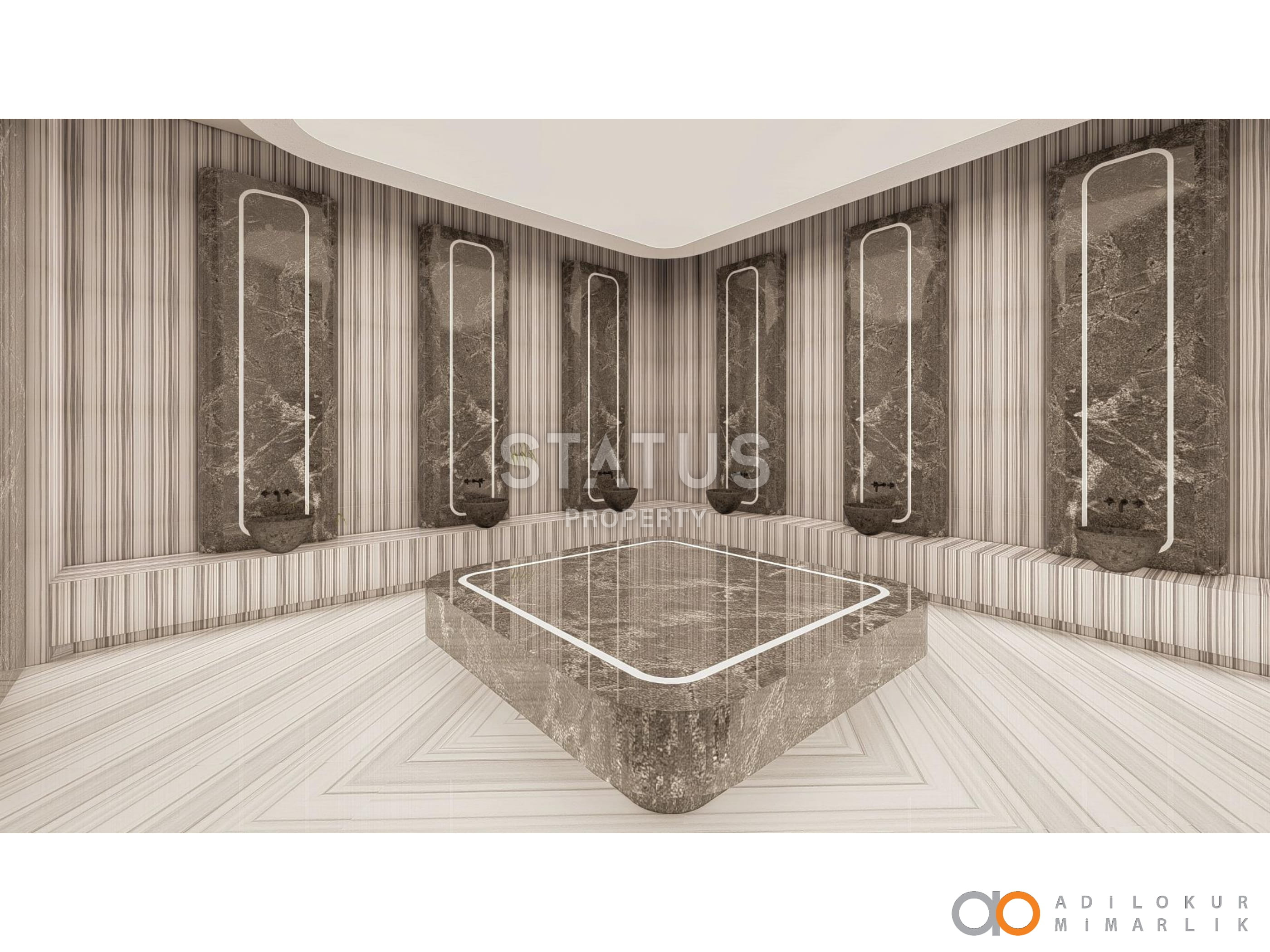 Инвестиционный проект на первой береговой линии в районе Оба, 53-208м.кв фото 19