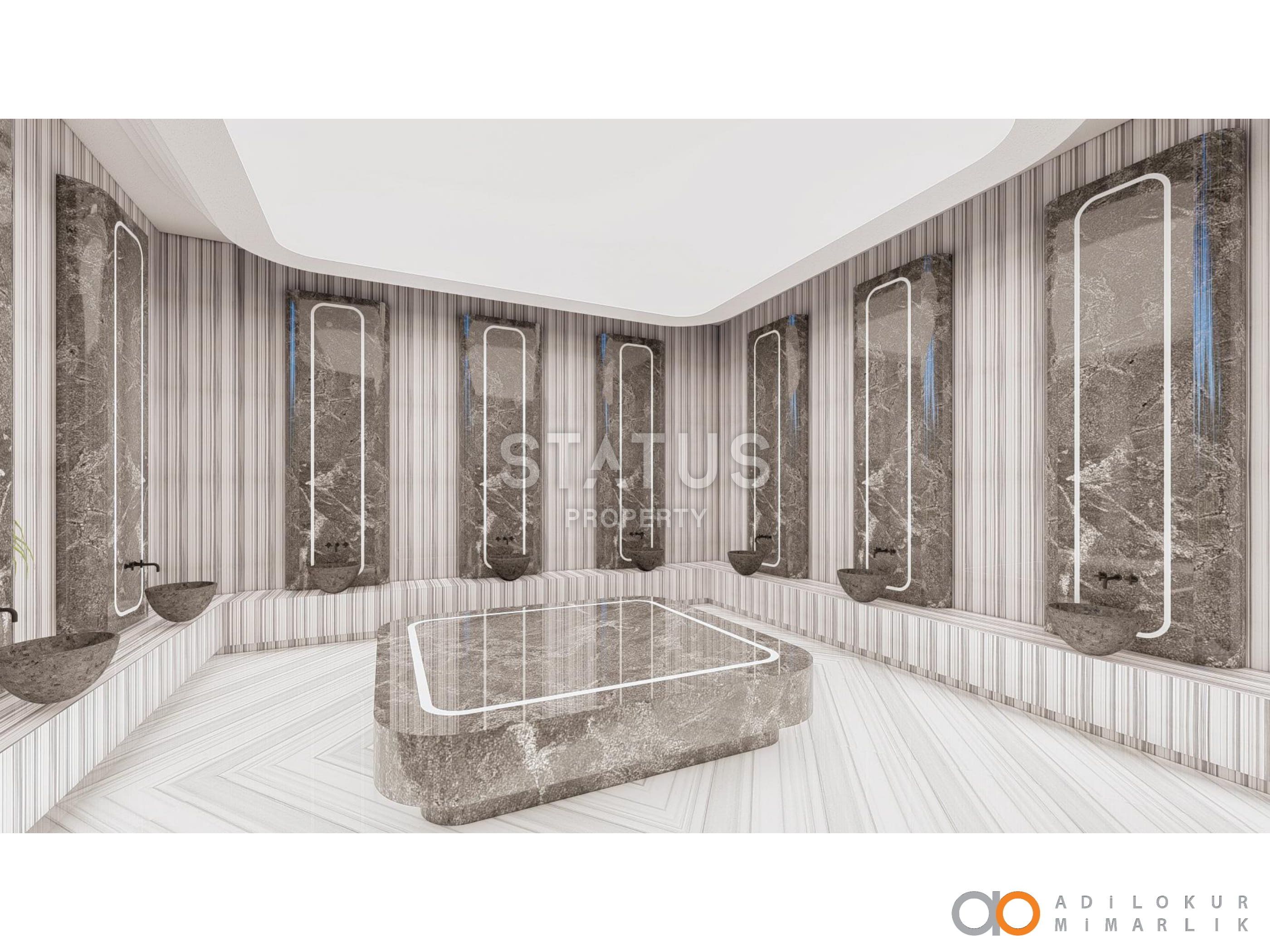 Инвестиционный проект на первой береговой линии в районе Оба, 53-208м.кв фото 21