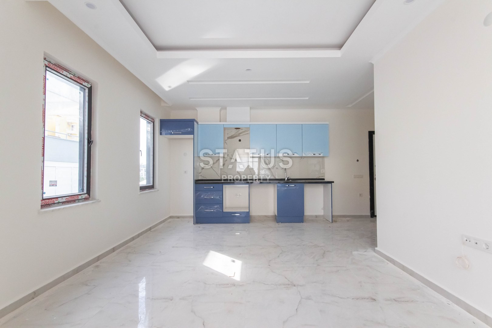 Двухкомнатные апартаменты в новом доме в Махмутларе, 300м к морю фото 6