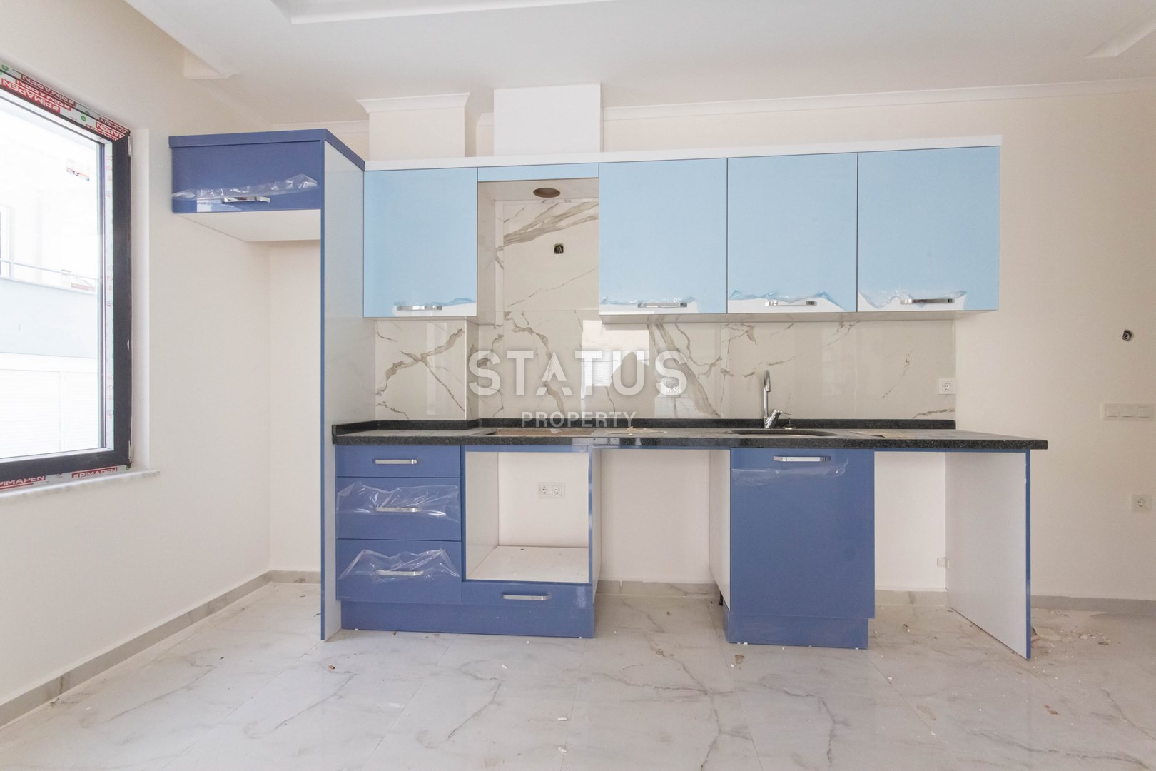 Двухкомнатные апартаменты в новом доме в Махмутларе, 300м к морю фото 11