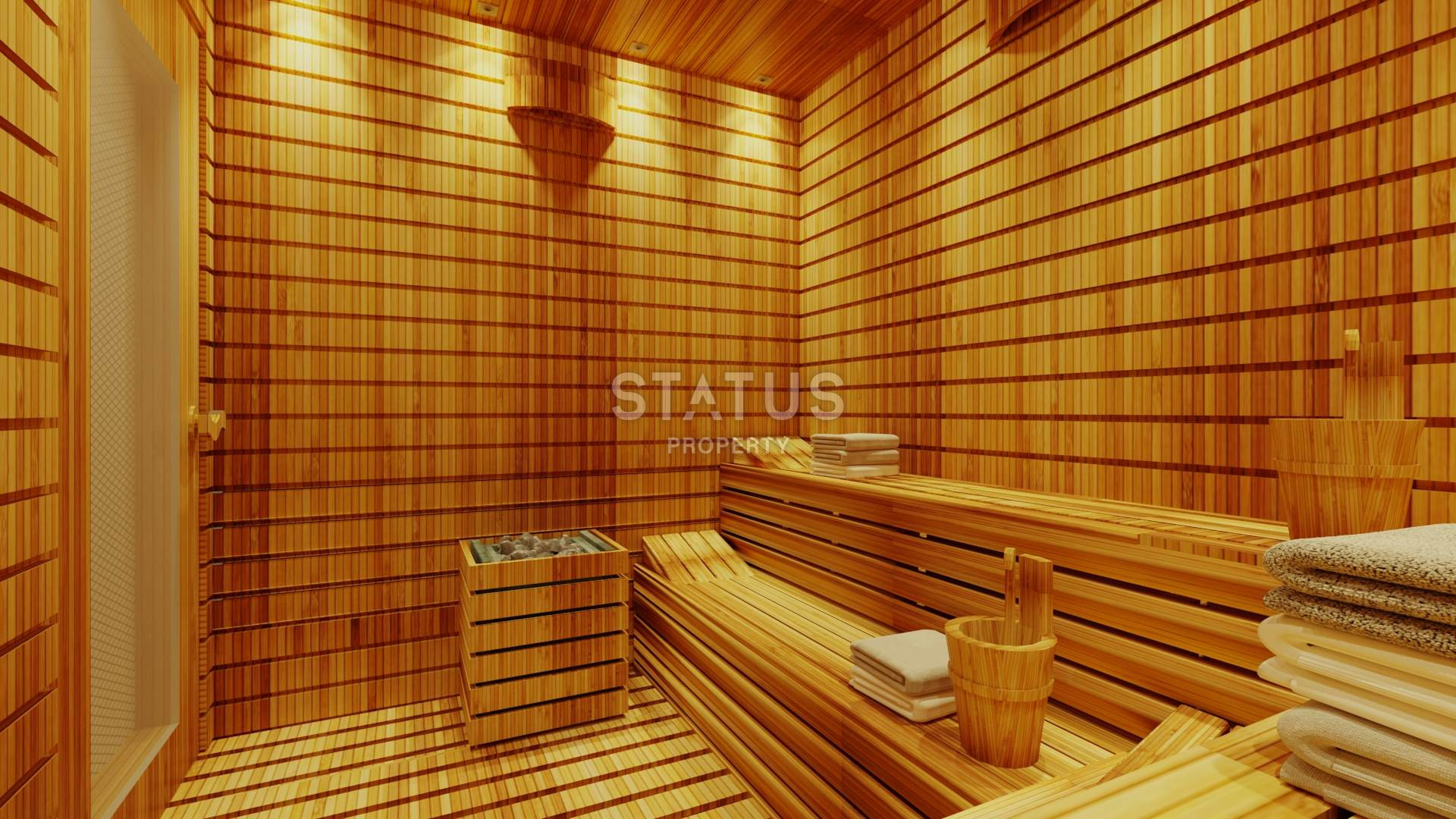 Двухкомнатные апартаменты в новом доме в Махмутларе, 300м к морю фото 26