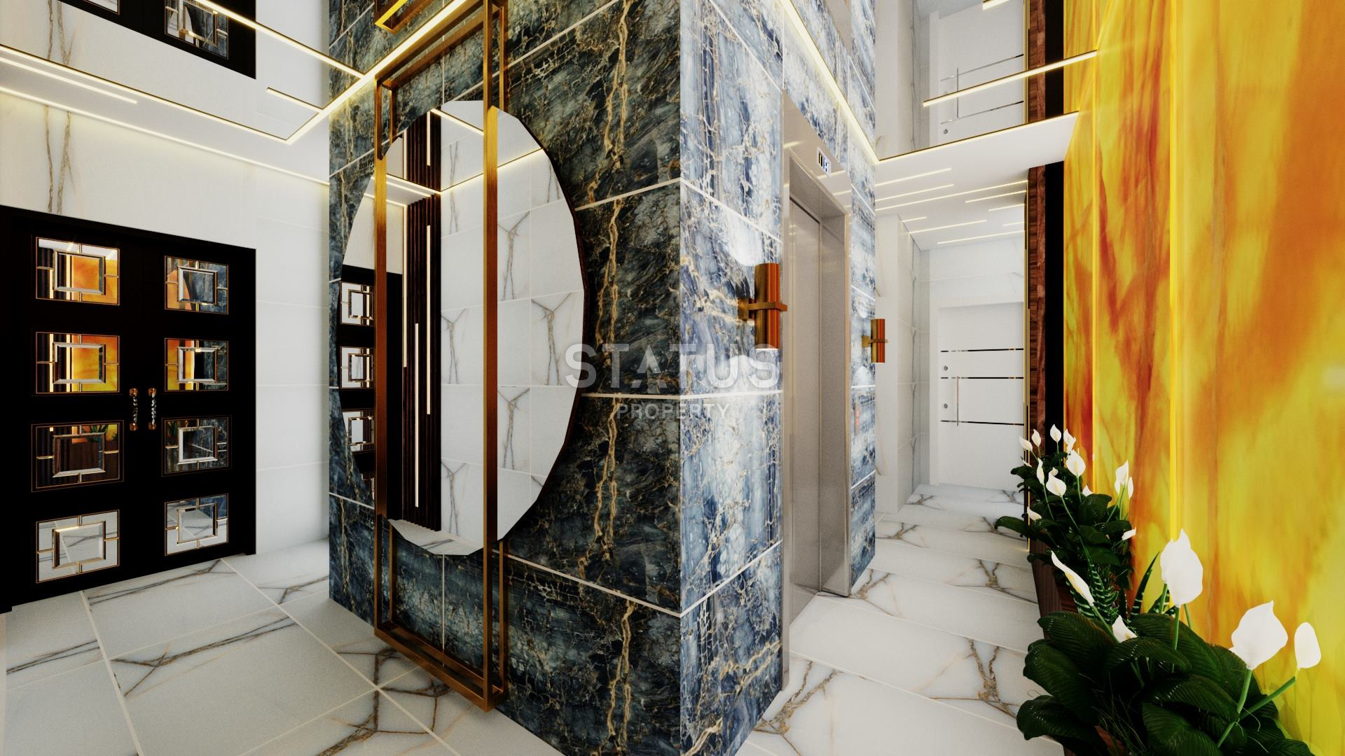 Двухкомнатные апартаменты в новом доме в Махмутларе, 300м к морю фото 27