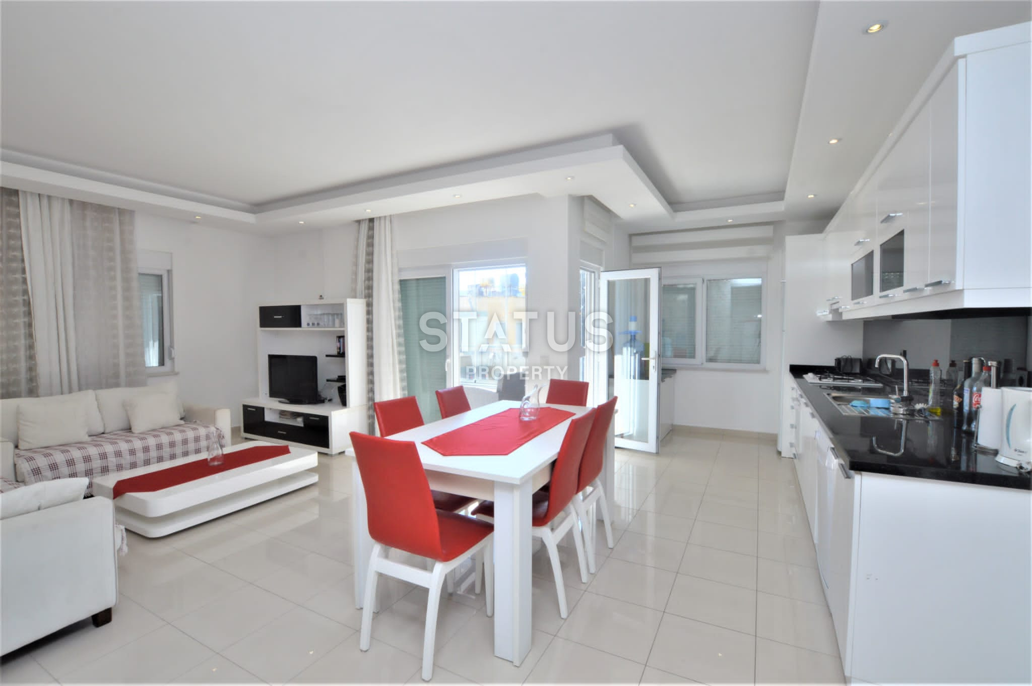 Пентхаус 4+2 с мебелью с видом на крепость в центре Аланья, 220 м2 фото 4