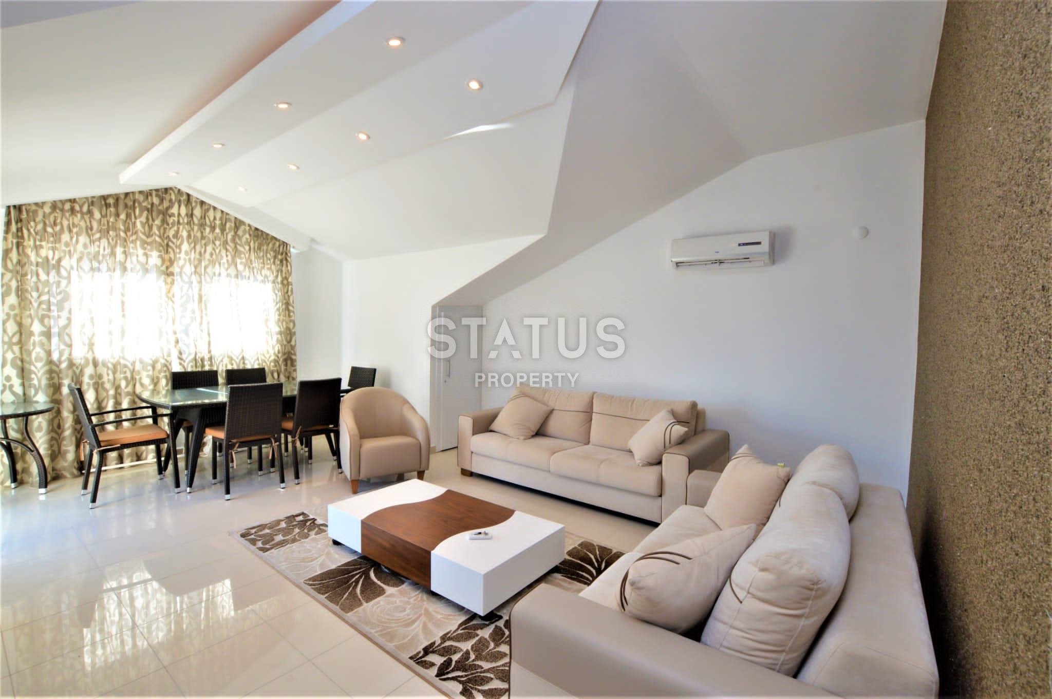 Пентхаус 4+2 с мебелью с видом на крепость в центре Аланья, 220 м2 фото 7