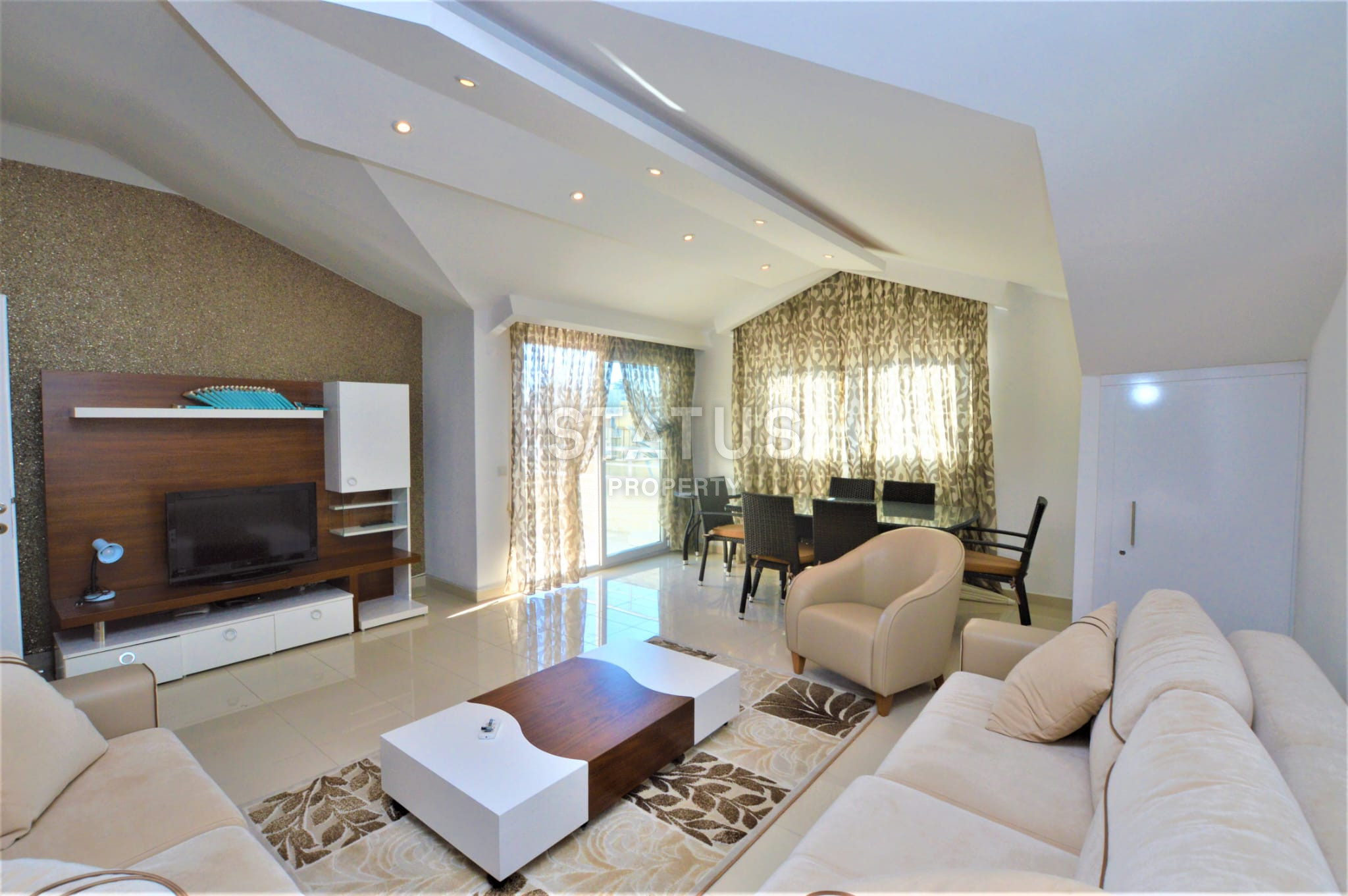 Пентхаус 4+2 с мебелью с видом на крепость в центре Аланья, 220 м2 фото 14