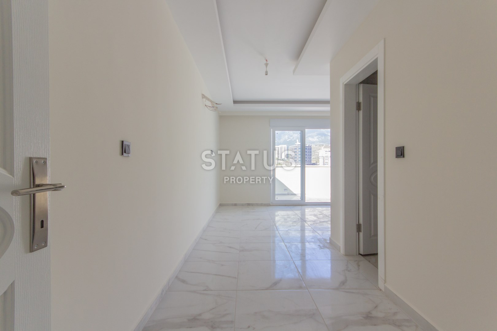 Ters-duplex 3+1 in Mahmutlar with a view of the mountains, the sea and the ancient city of Naula, 140m2 фото 27