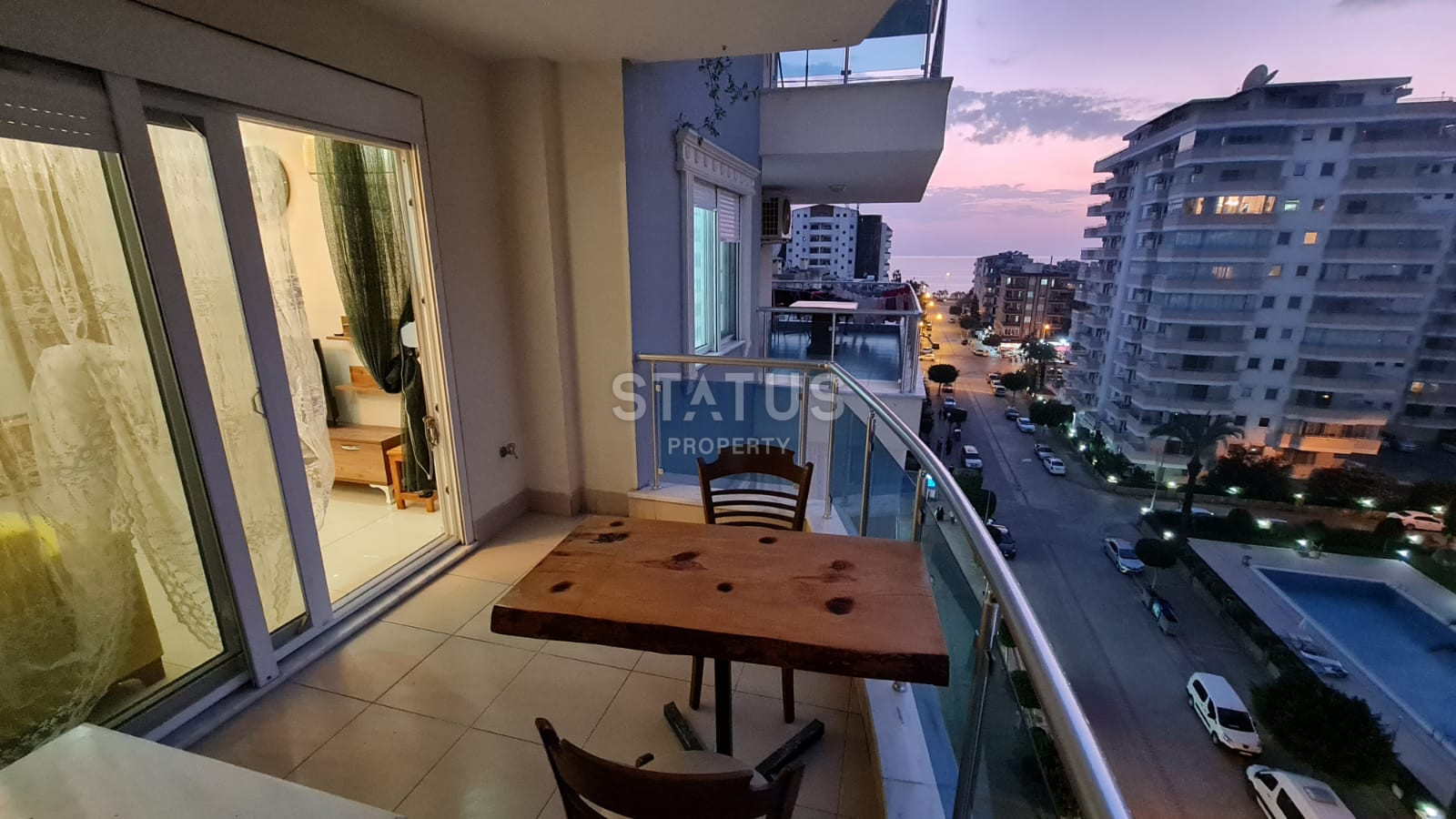 Полностью укомплектованная квартира 1+1 в отличном комплексе, вид на море, Махмутлар фото 7