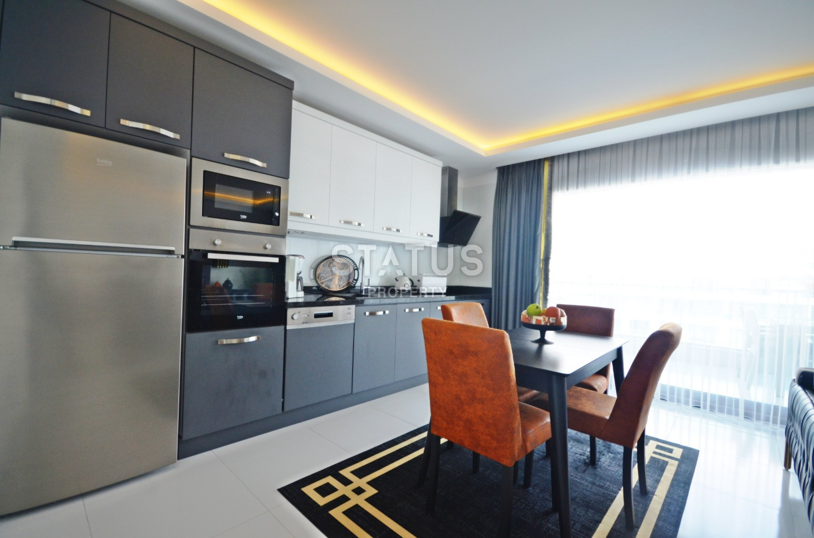 Элитные апартаменты в роскошном комплексе в Каргыджаке, 147 м.кв. фото 3