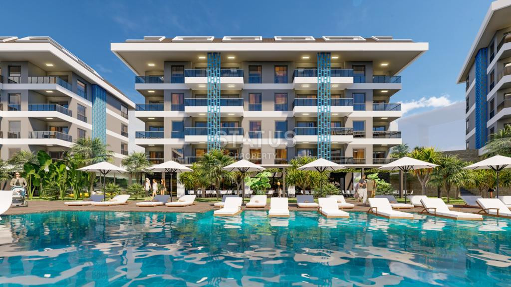 Квартира 2+1 в элитном комплексе на этапе строительства, 57 м2 в Кестеле. фото 3