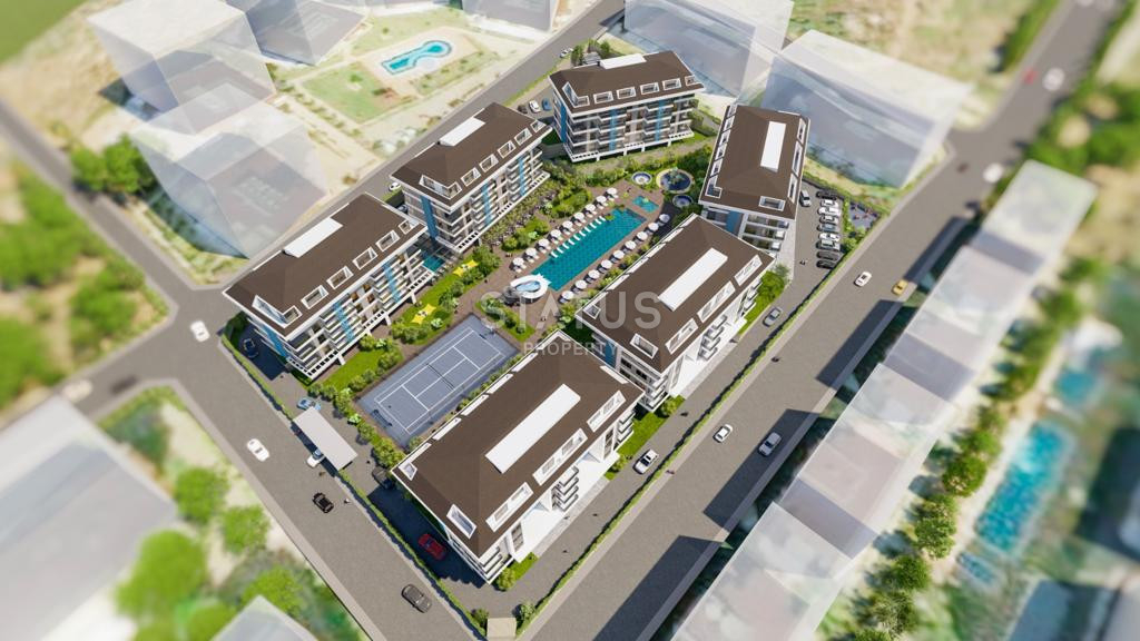 Квартира 2+1 в элитном комплексе на этапе строительства, 57 м2 в Кестеле. фото 4