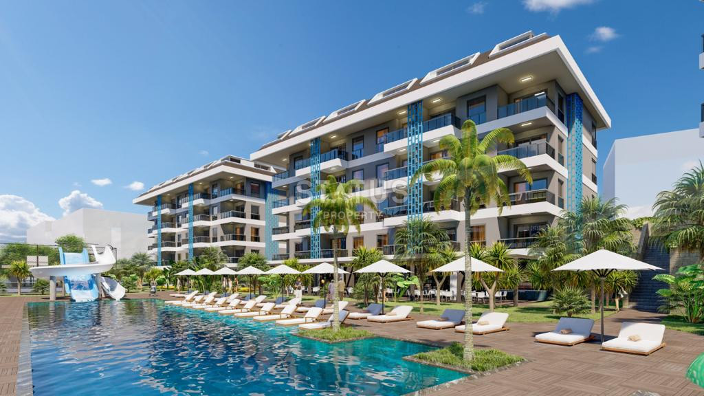 Квартира 2+1 в элитном комплексе на этапе строительства, 57 м2 в Кестеле. фото 10