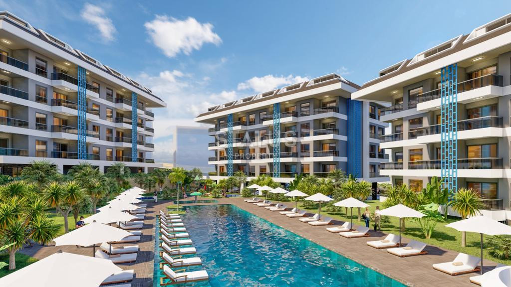 Квартира 2+1 в элитном комплексе на этапе строительства, 57 м2 в Кестеле. фото 12