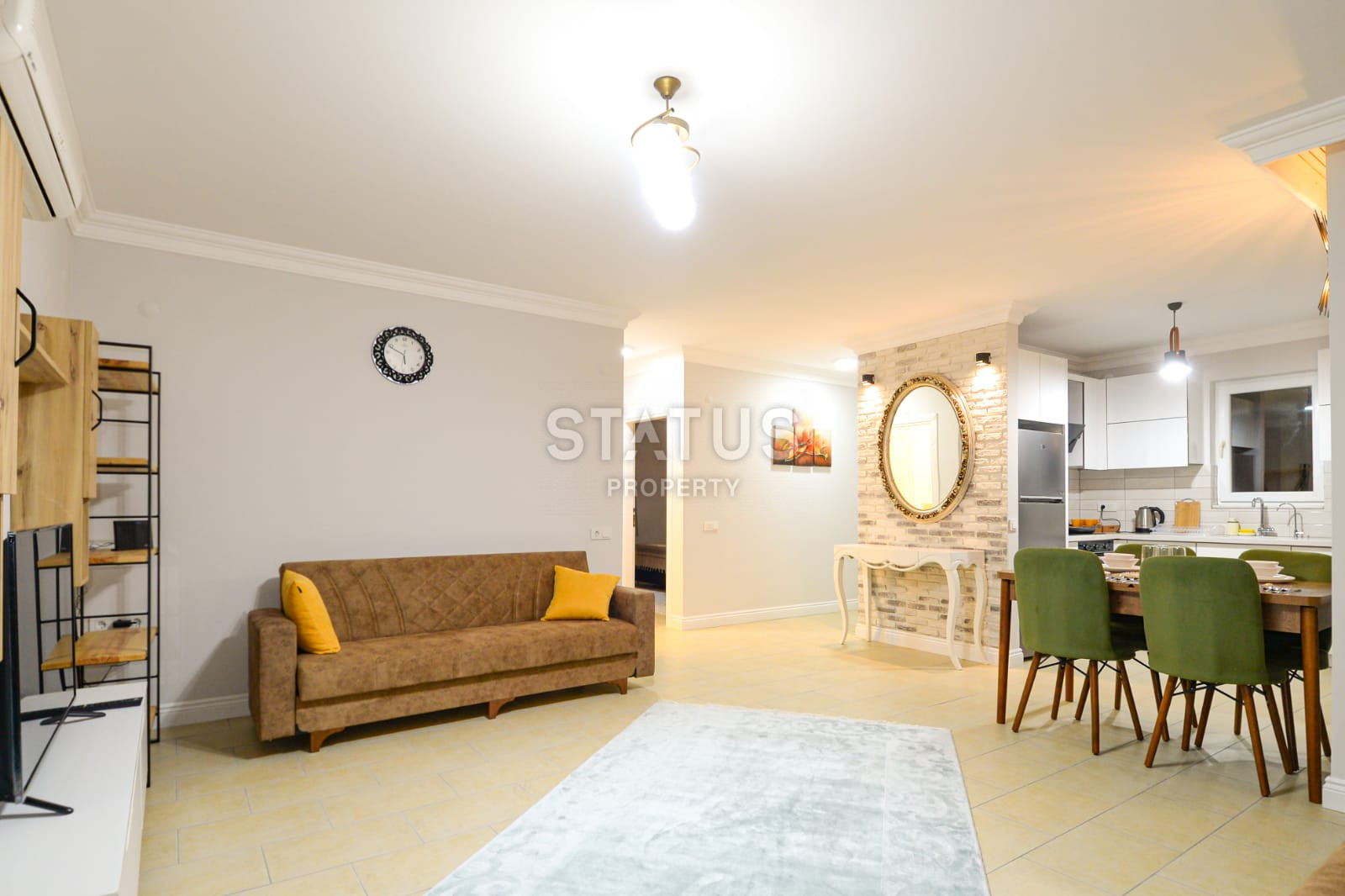 Apartment 2+1 with sea and nature views, 90 m2 in Kargicak. фото 8