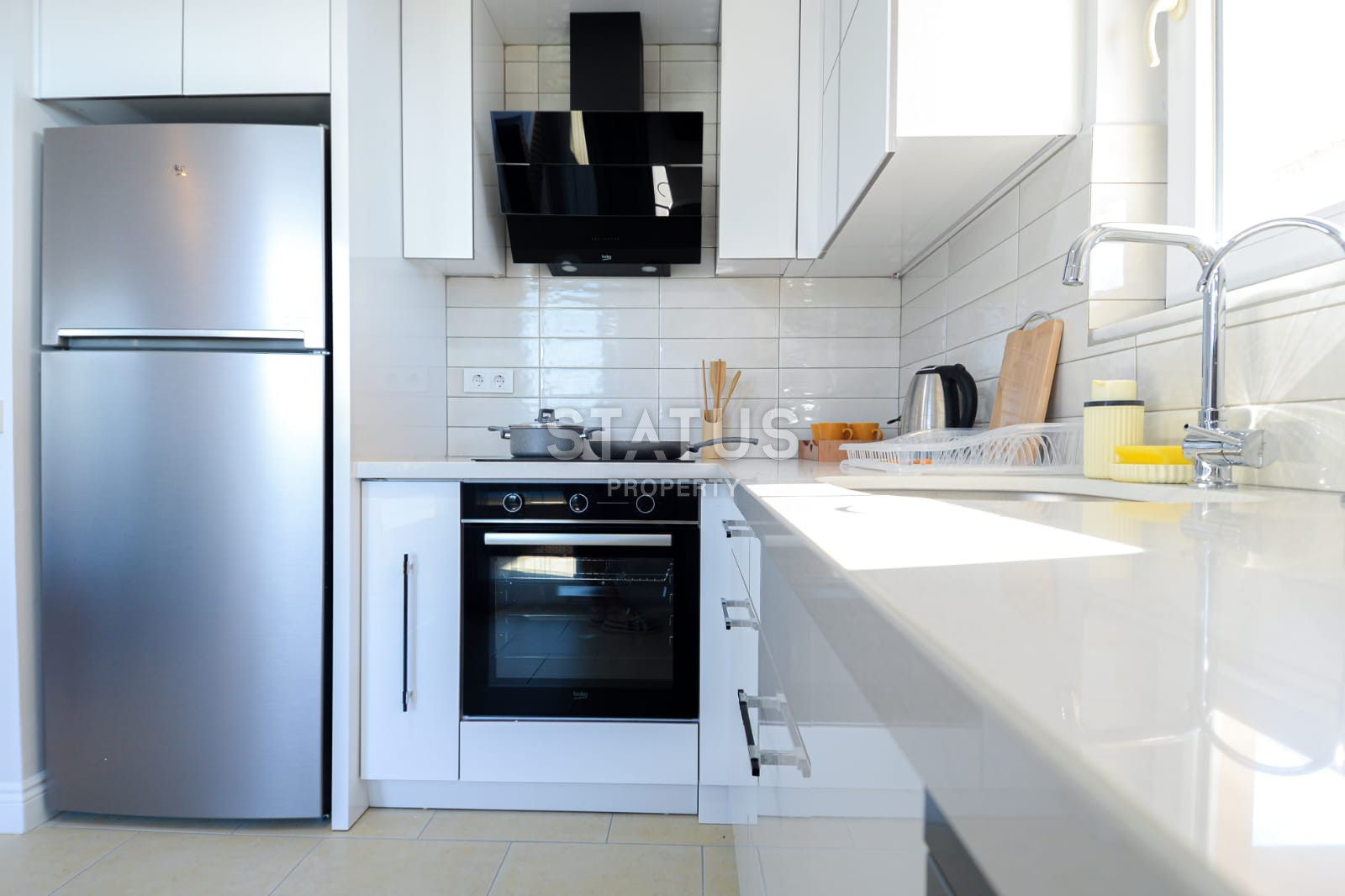 Apartment 2+1 with sea and nature views, 90 m2 in Kargicak. фото 9