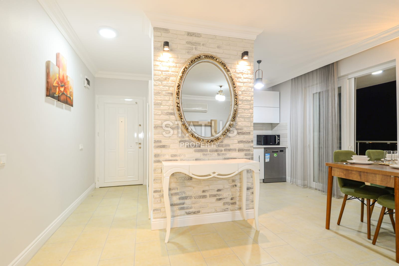 Apartment 2+1 with sea and nature views, 90 m2 in Kargicak. фото 13