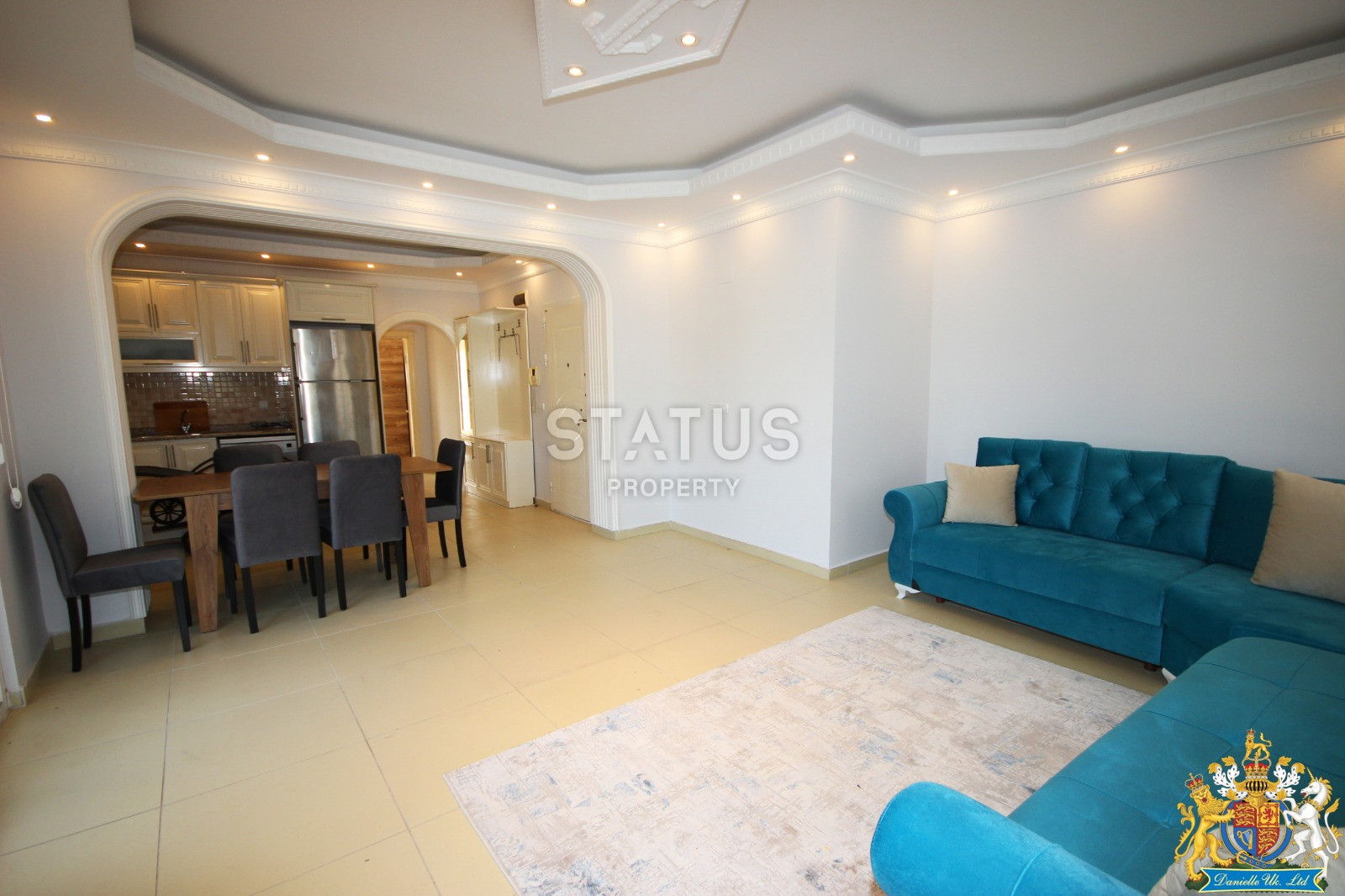 Двухуровневая квартира в Обе с видом на горы планировкой 3+1, 350м к морю фото 4