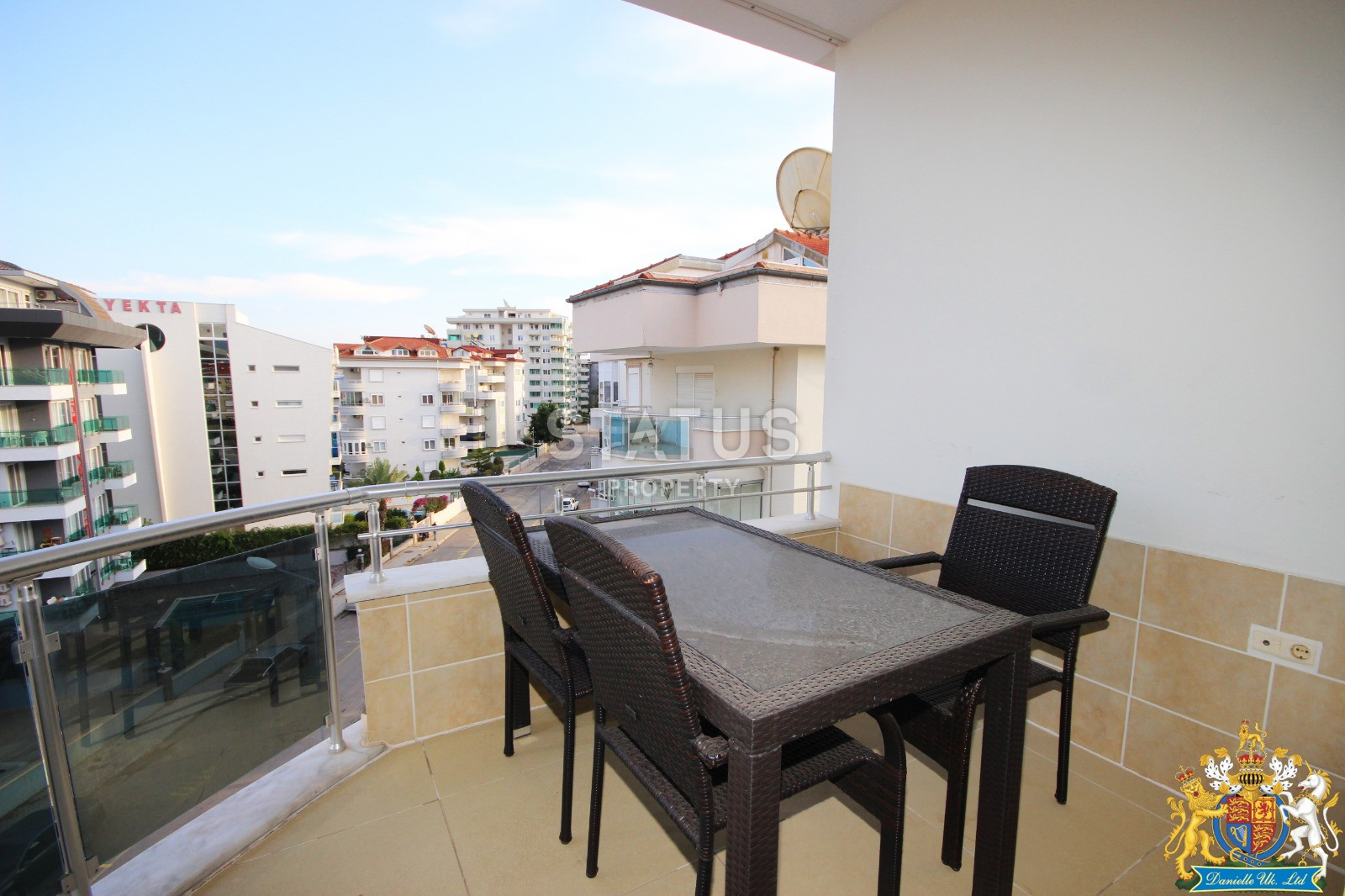 Двухуровневая квартира в Обе с видом на горы планировкой 3+1, 350м к морю фото 23