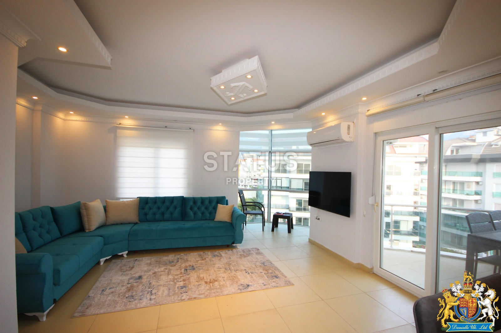 Двухуровневая квартира в Обе с видом на горы планировкой 3+1, 350м к морю фото 24