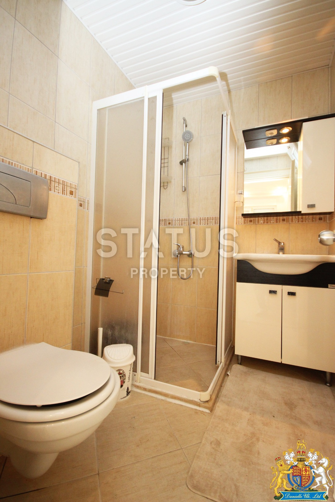 Двухуровневая квартира в Обе с видом на горы планировкой 3+1, 350м к морю фото 26