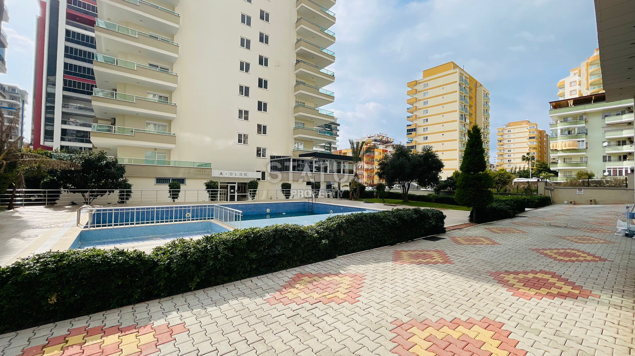 Furnished 1+1 apartment with excellent location, 75 m2 in Mahmutlar. фото 24